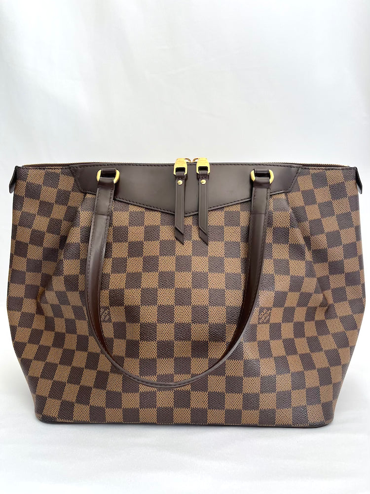 Louis Vuitton Westminster GM Tote Shoulder Bag in Damier Ebene