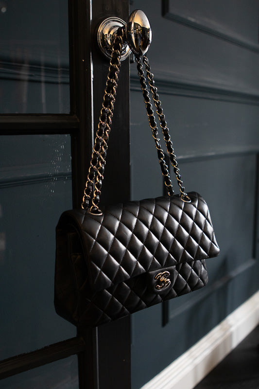 Chanel double flap handbag 