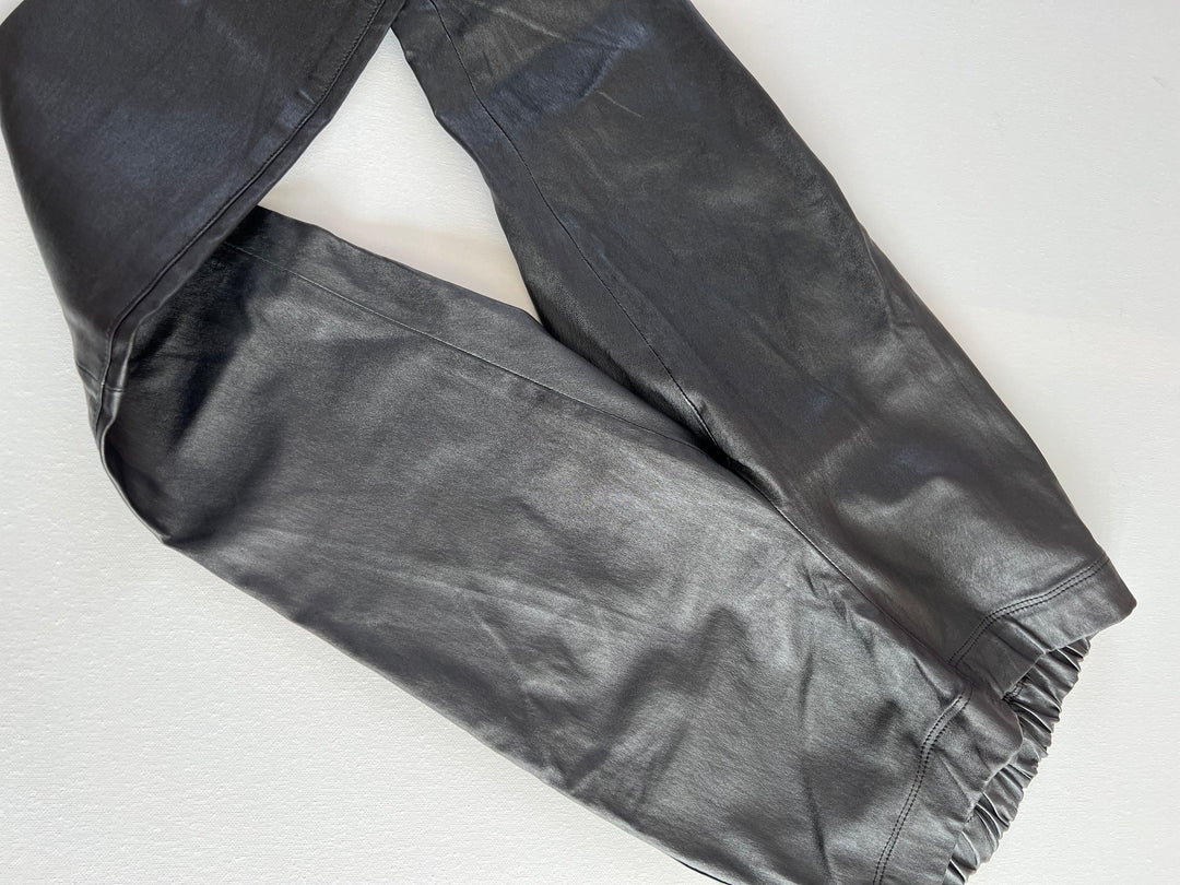 Joseph Leather Leggings in Black