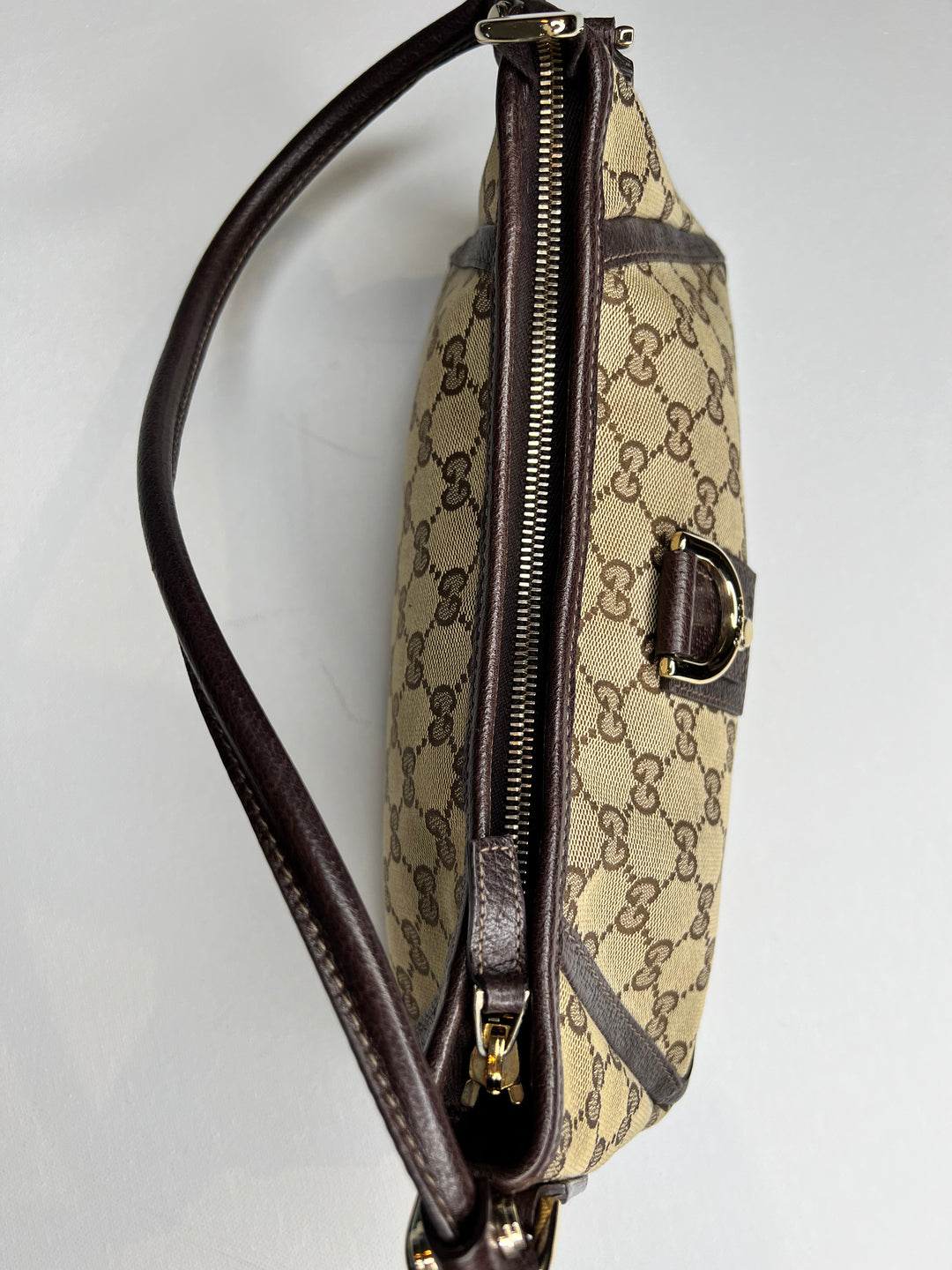 Gucci D Ring GG Monogram Shoulder Bag