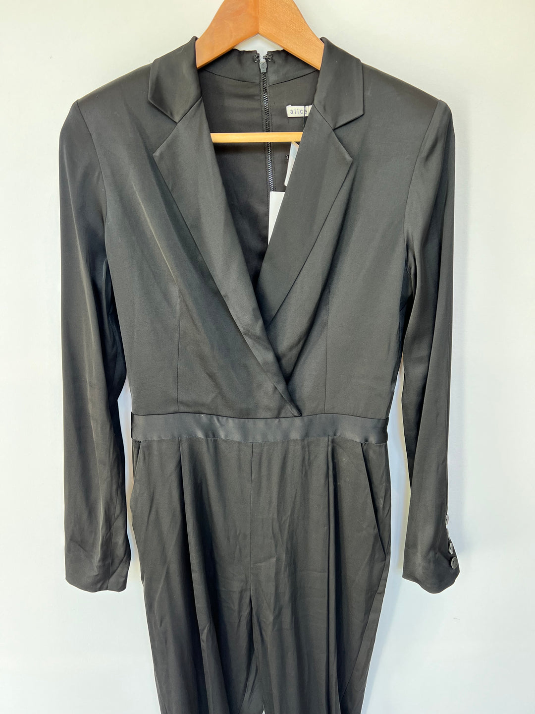 Alice+Olivia Black Jumpsuit: brand new with tag still attached