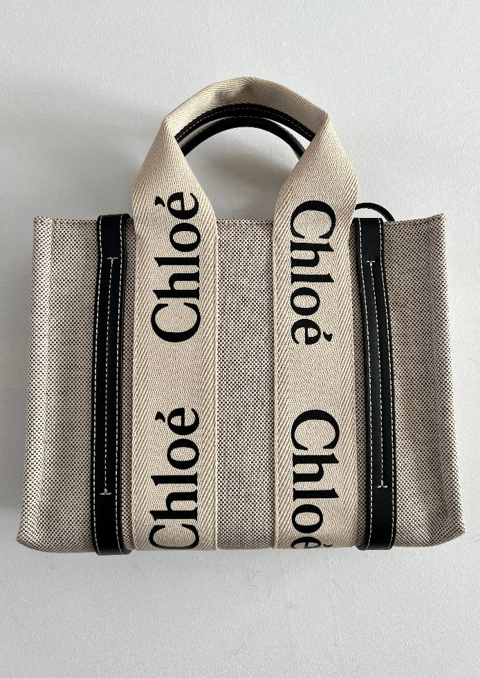 Pre loved Chloe Woody Tote Bag size small