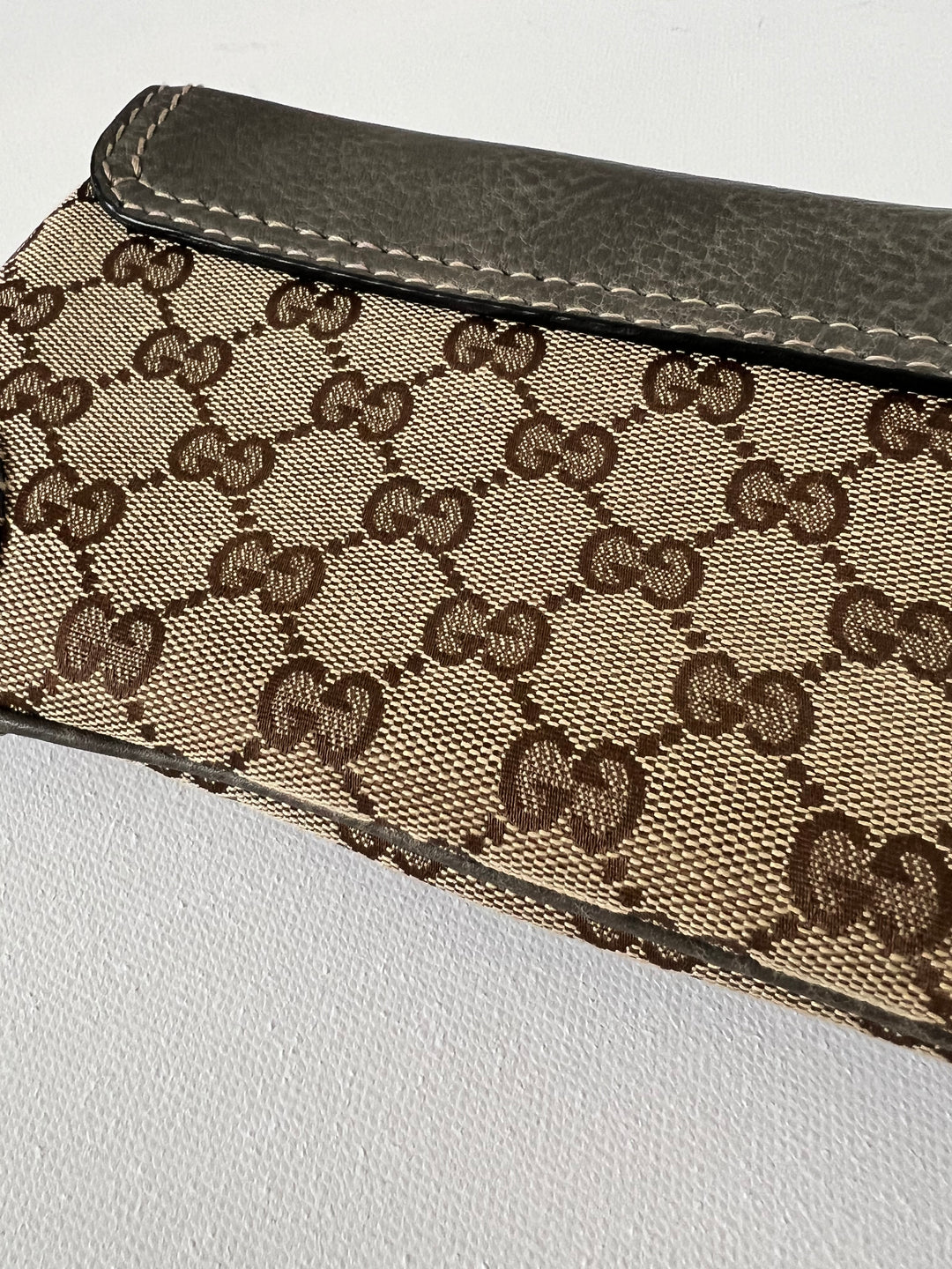 Gucci Pelham Monogram Canvas Clutch Bag