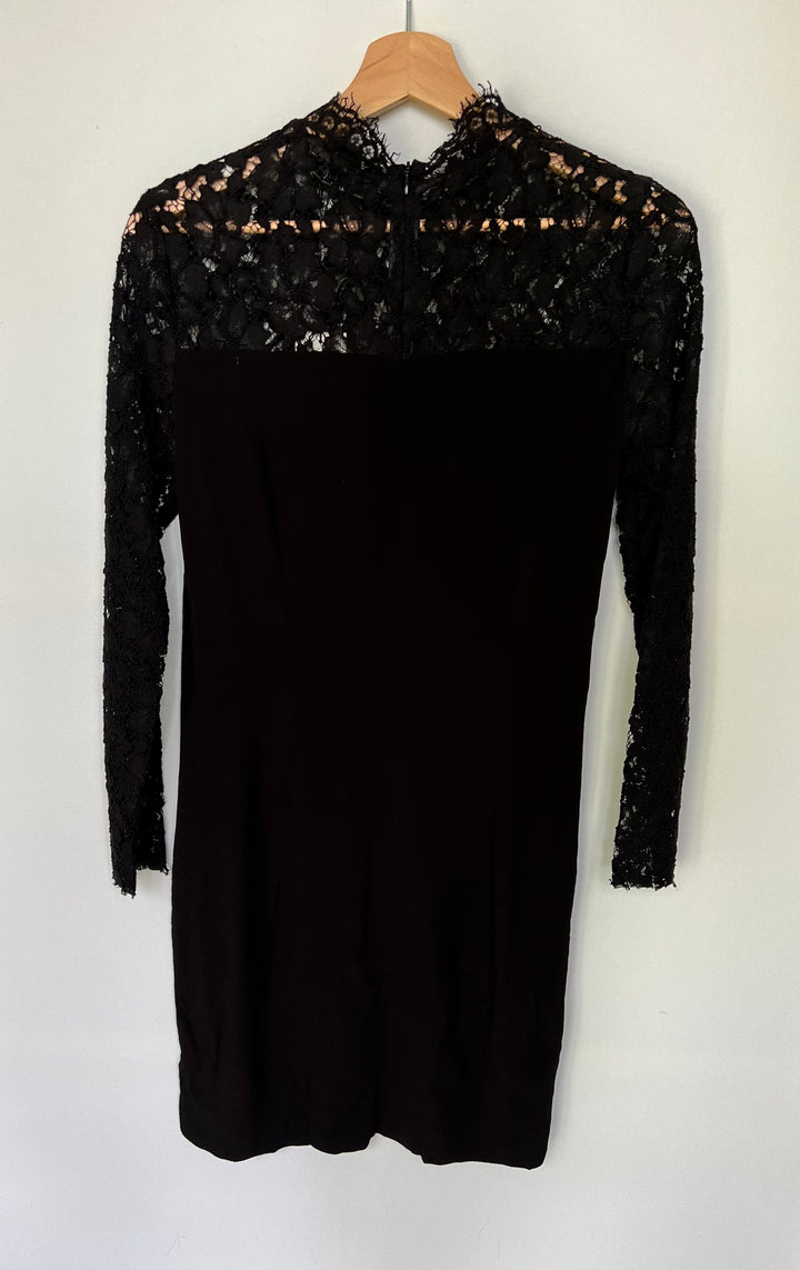 Sandro Black Lace Dress