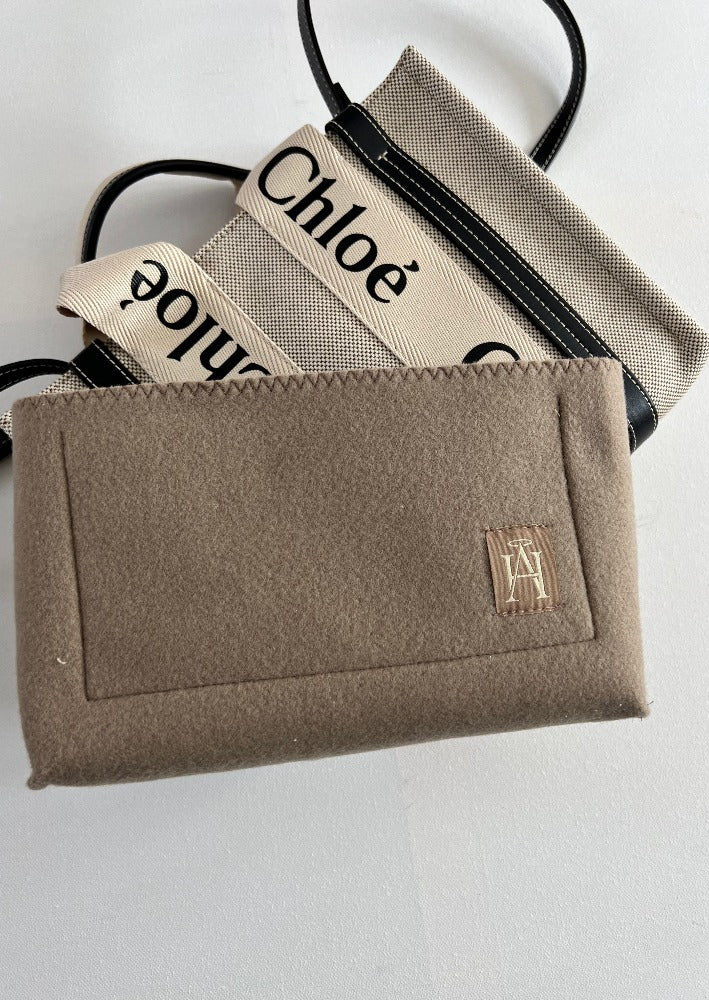 Chloe Woody Small Tote with handbag organiser