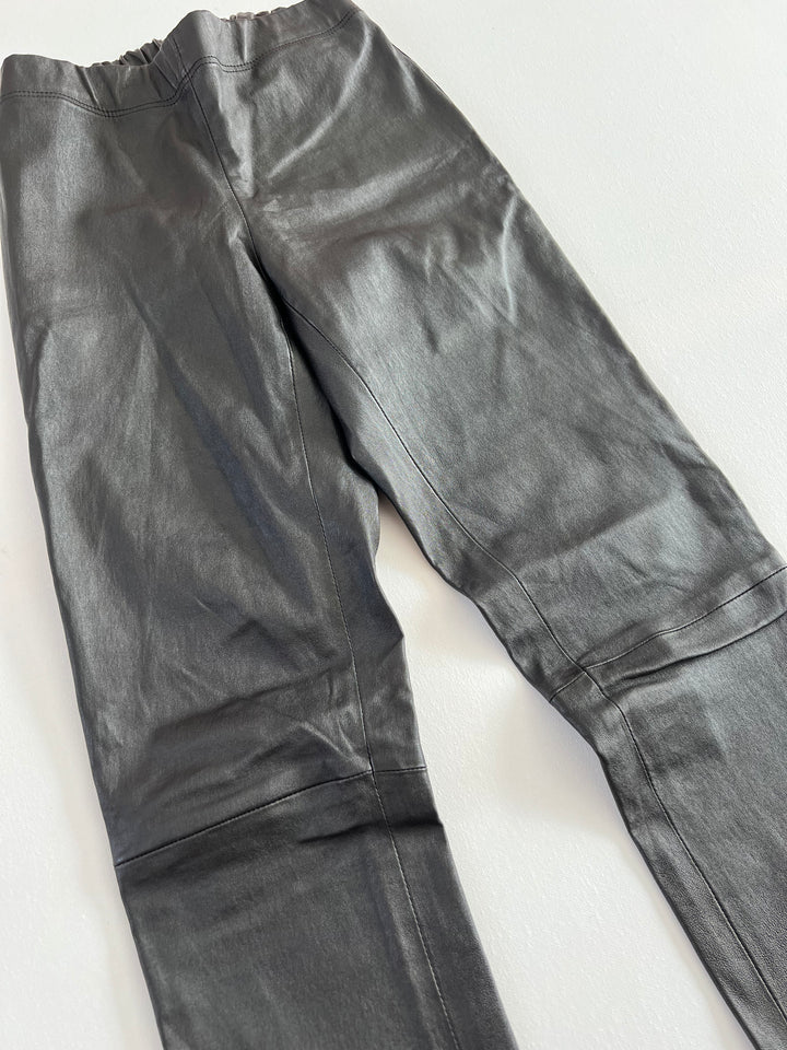 Joseph Leather Leggings in Black