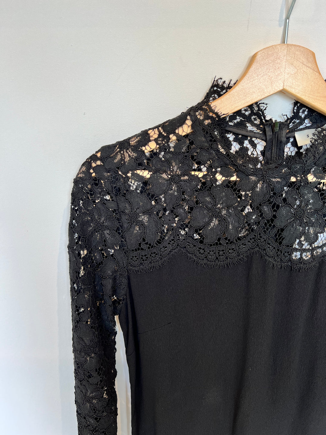 Sandro Black Lace Dress