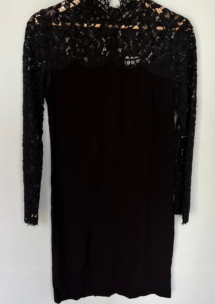 Sandro Black Lace Dress