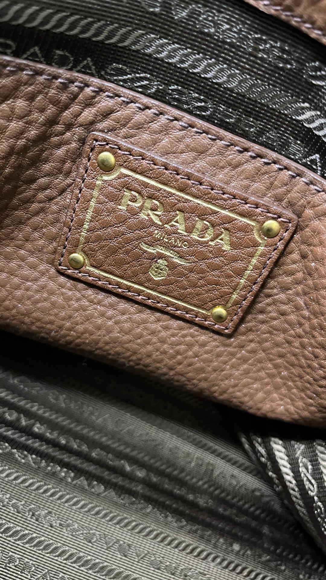 Prada Brown Tote Bag