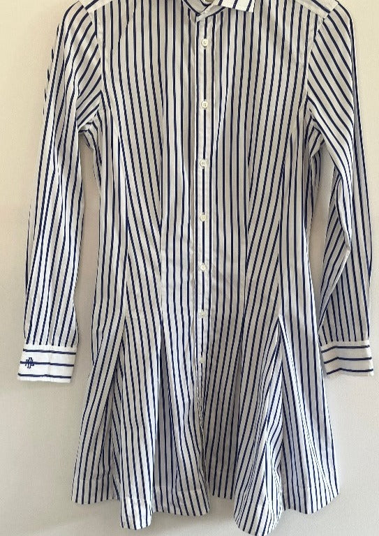 Ralph Lauren Polo Stripe Shirt Dress Size 2