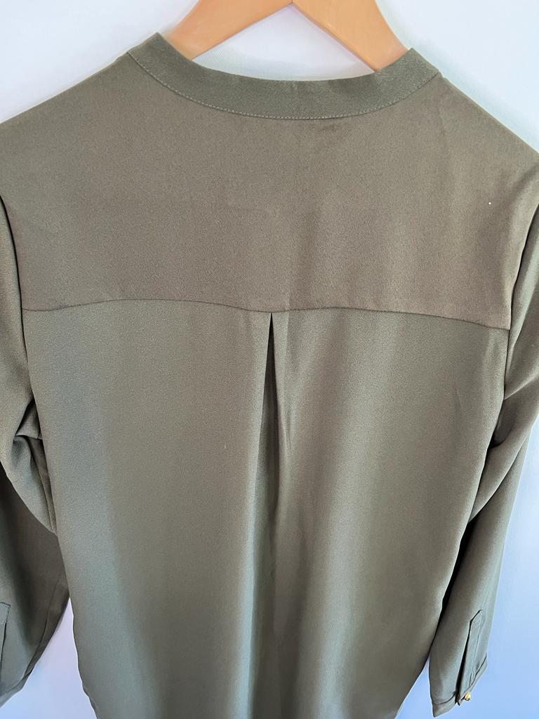 Day Birger et Mikkelsen Khaki Shirt dress