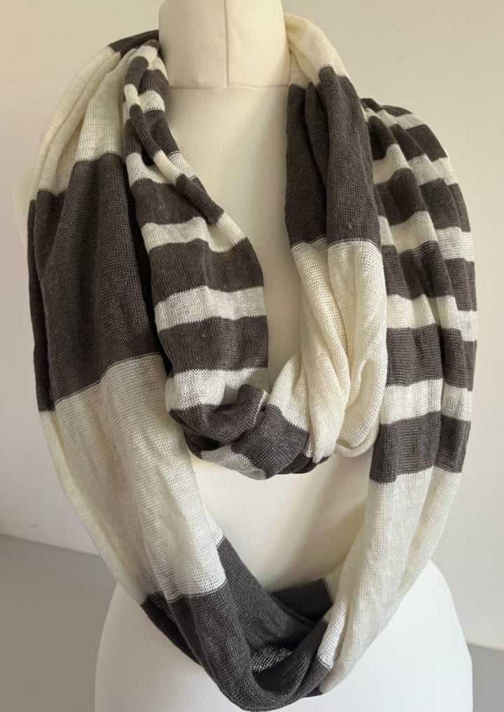 Vince Linen Infinity Scarf