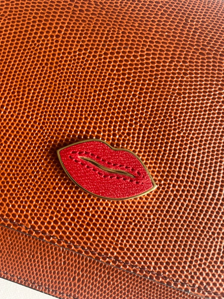 Charlotte Olympia Red Lip Clutch Bag