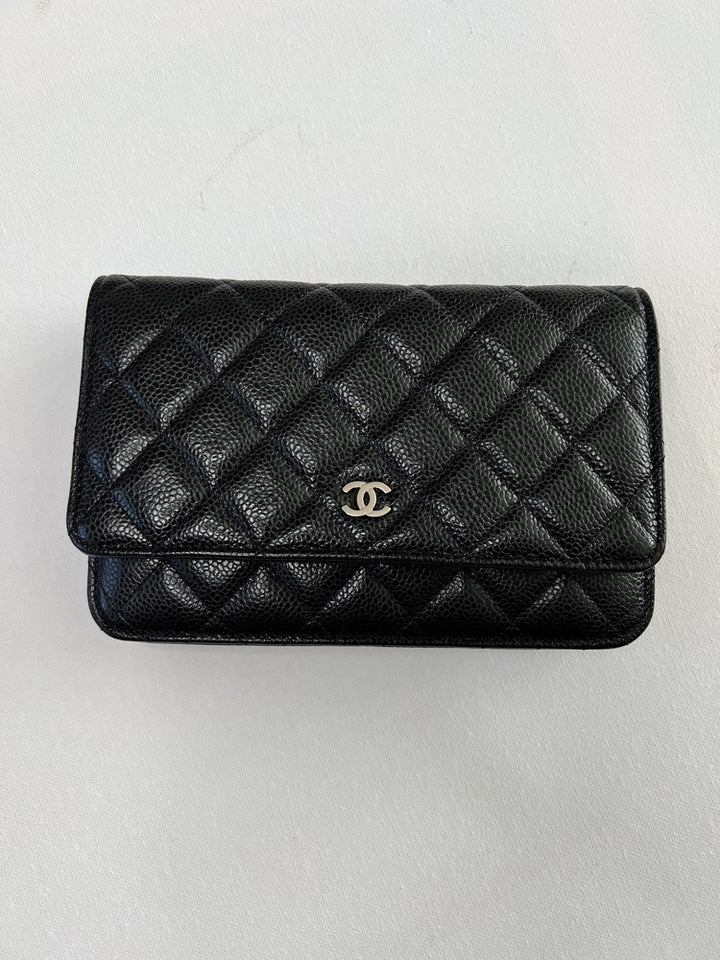 Chanel Wallet on Chain in Black Caviar Leather