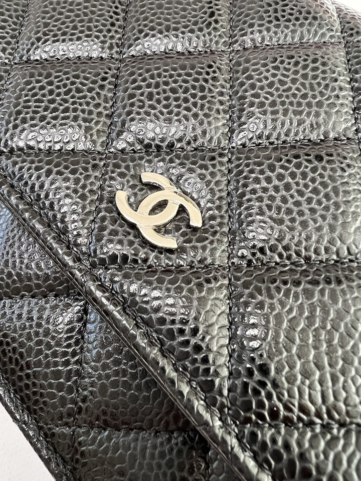 Chanel Wallet on Chain in Black Caviar Leather