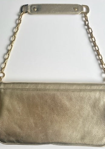 Tory Burch Gold Chain Linked Shoulder Bag