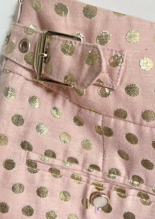 Temperley London Pink and Gold Trousers