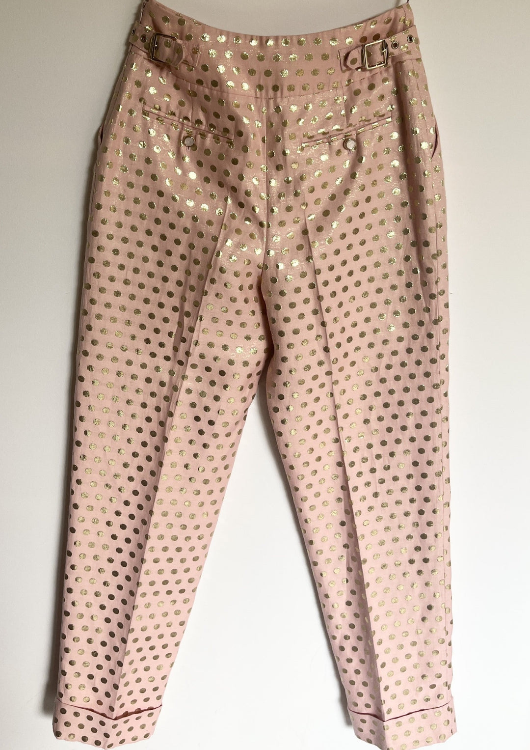 Temperley London Pink and Gold Trousers